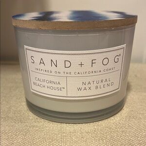 Sand + Fog California Beach House Natural Wax Blend Candle - White